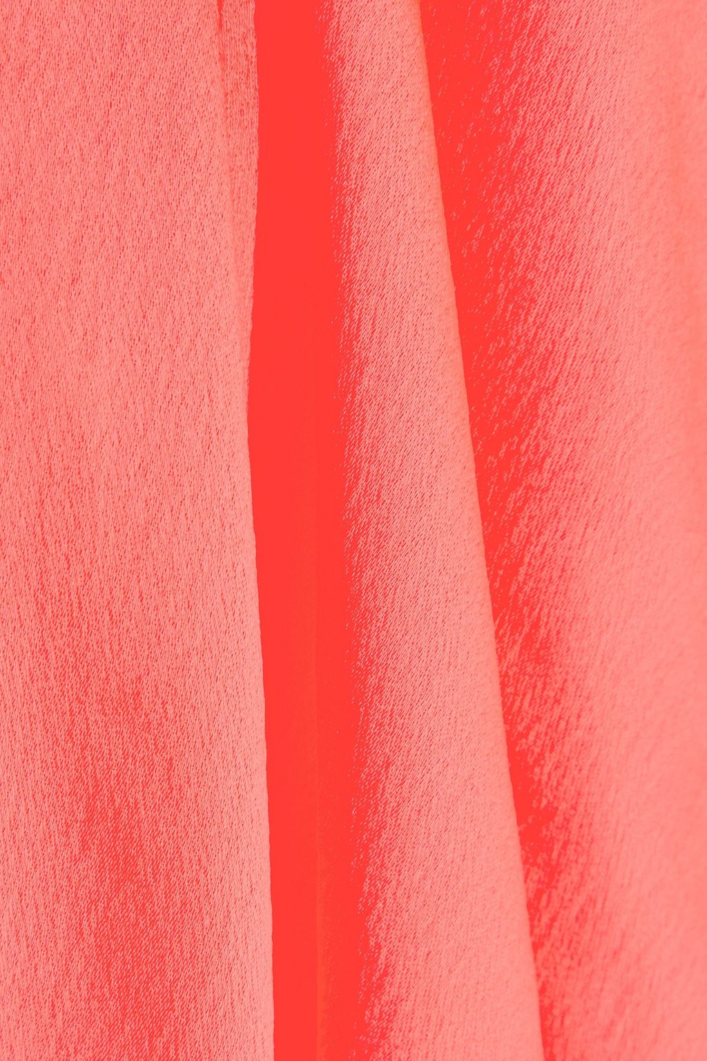 ALEXANDERWANG.T Crinkled-satin mini slip dress