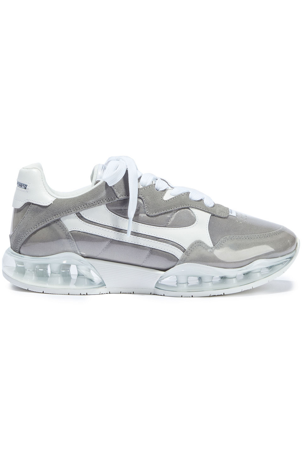 Awnyc Stadium leather and suede-trimmed PVC sneakers
