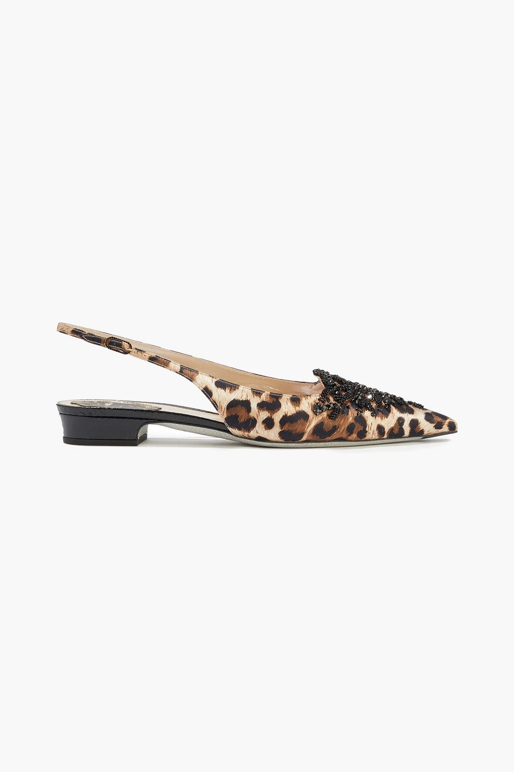 leopard print slingback flats