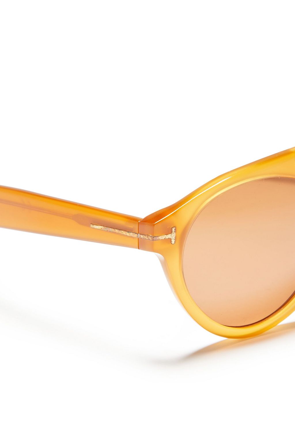 TOM FORD Round-frame acetate sunglasses