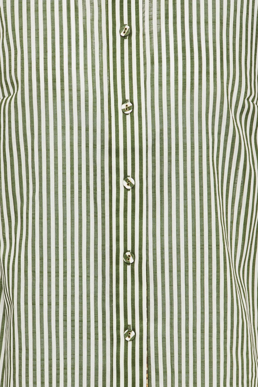 ZIMMERMANN Striped cotton-voile shirt