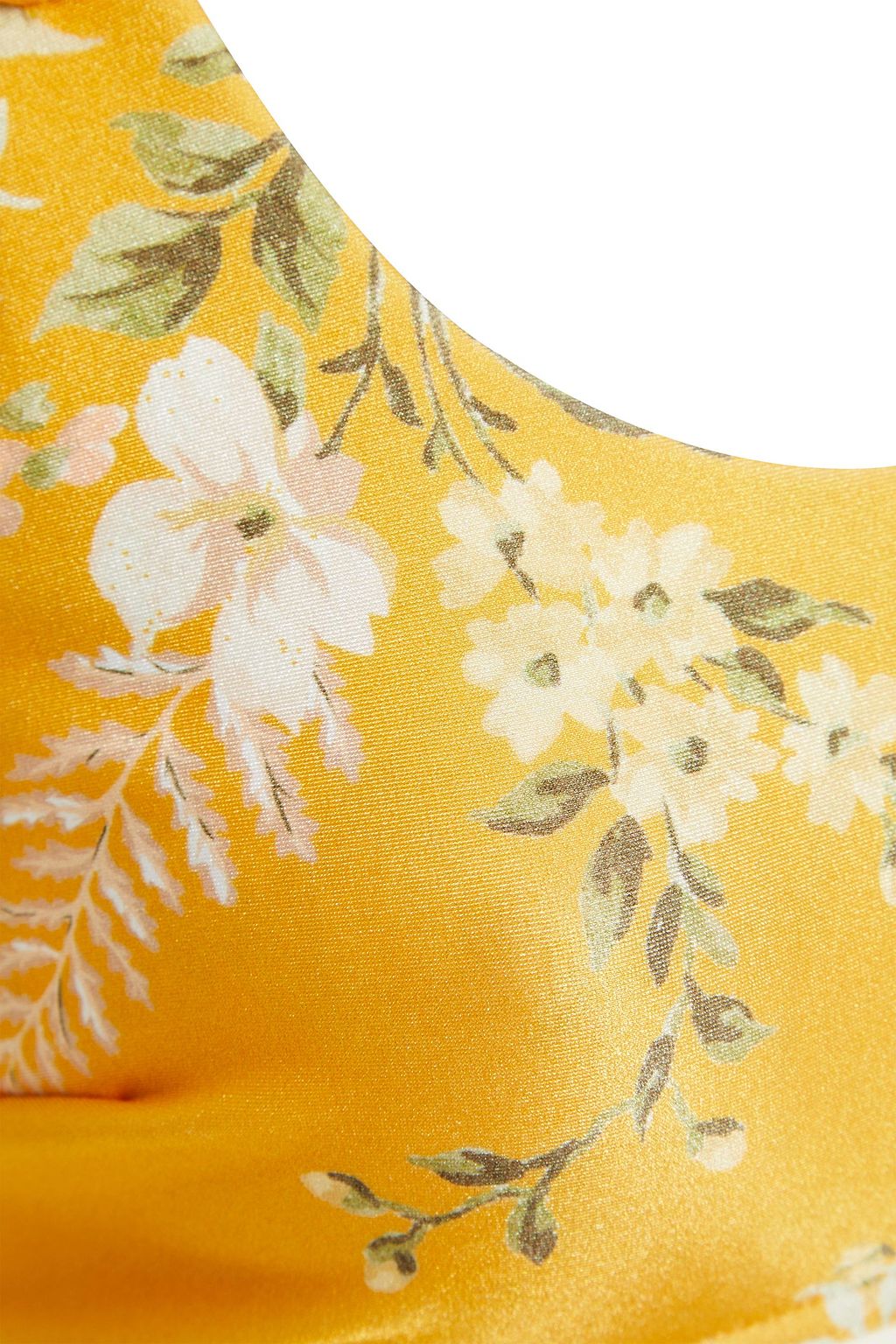 ZIMMERMANN Amelie Bow one-shoulder floral-print bikini