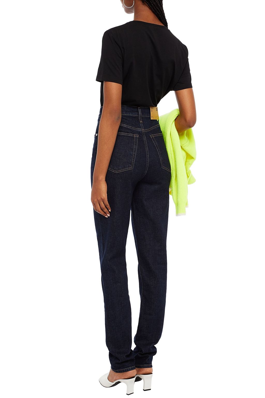 HELMUT LANG High-rise straight-leg jeans