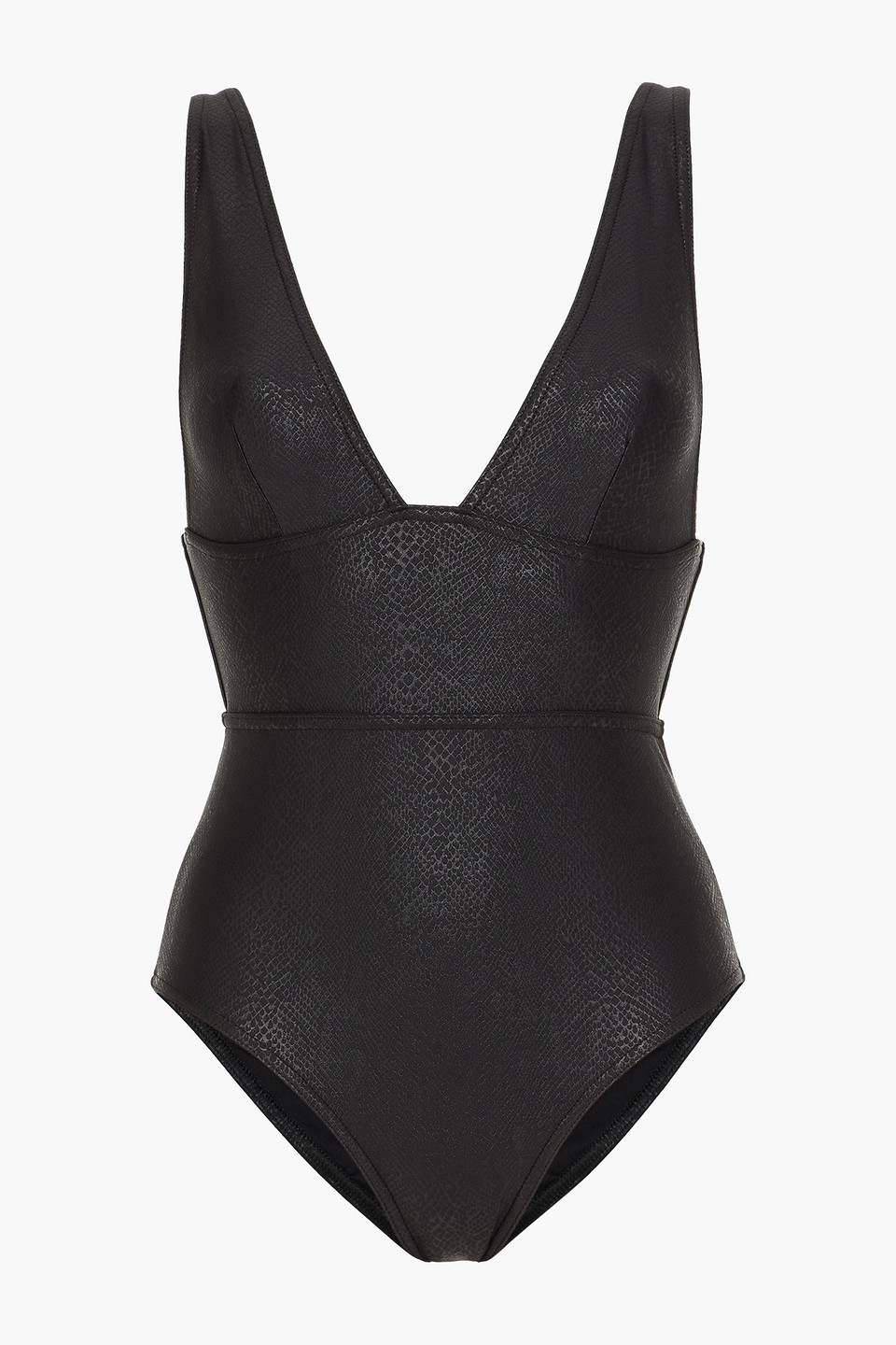 Zimmermann Separates Snakeprint Swimsuit In Black ModeSens