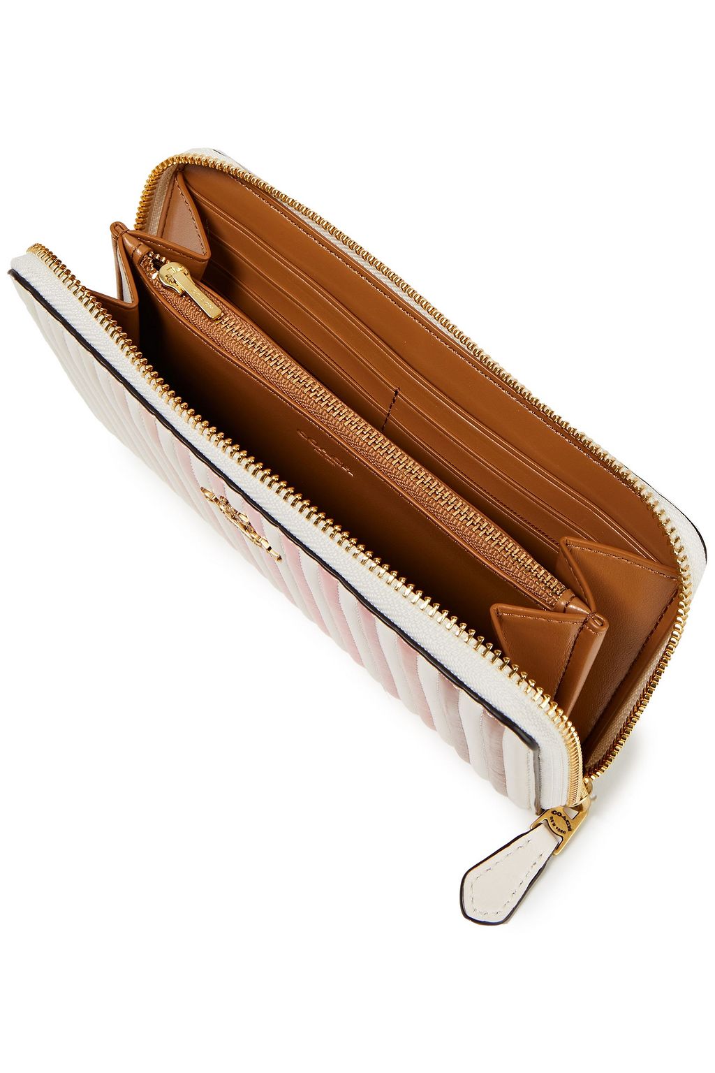 COACH Quilted dégradé leather wallet