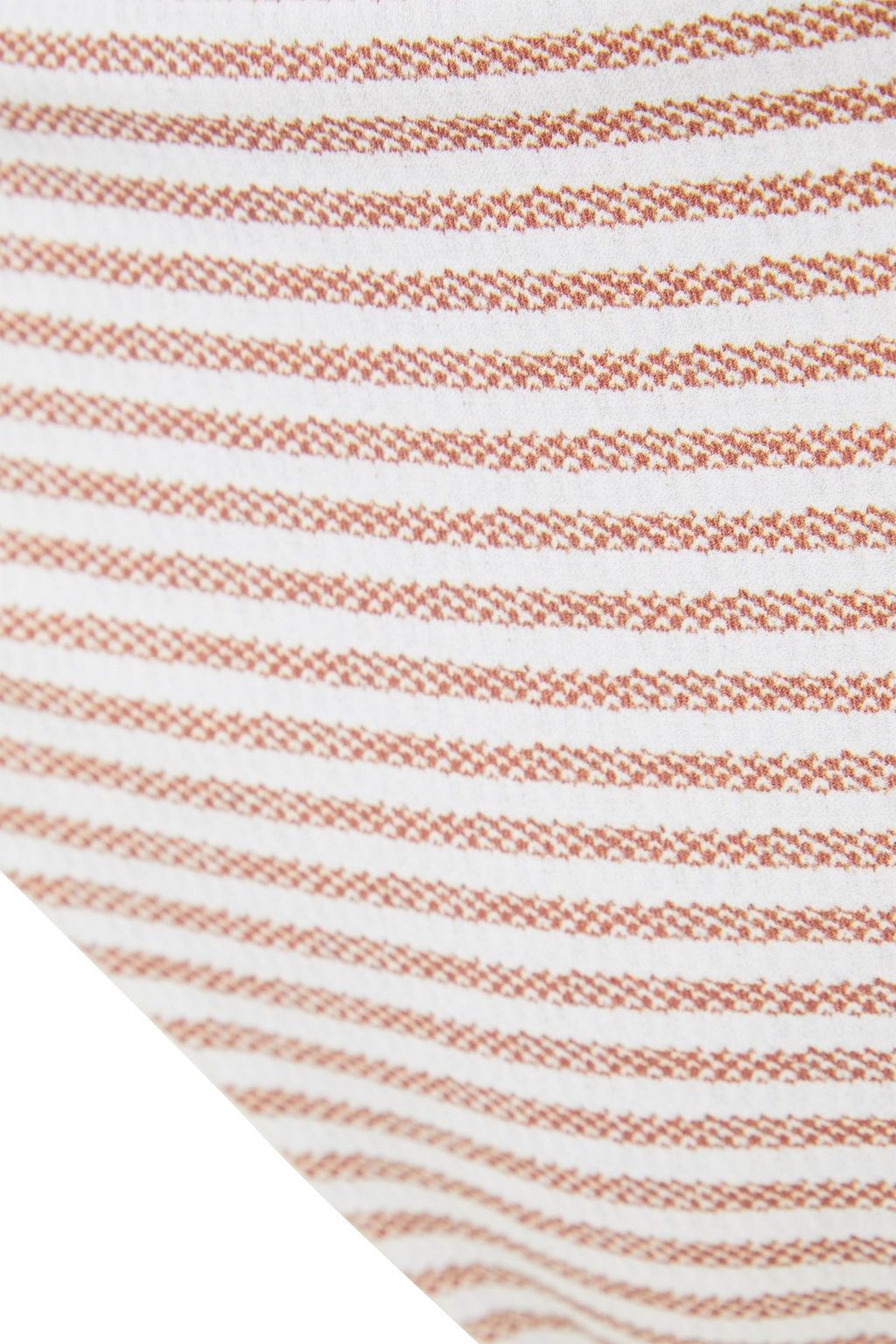 EBERJEY Striped mid-rise bikini briefs