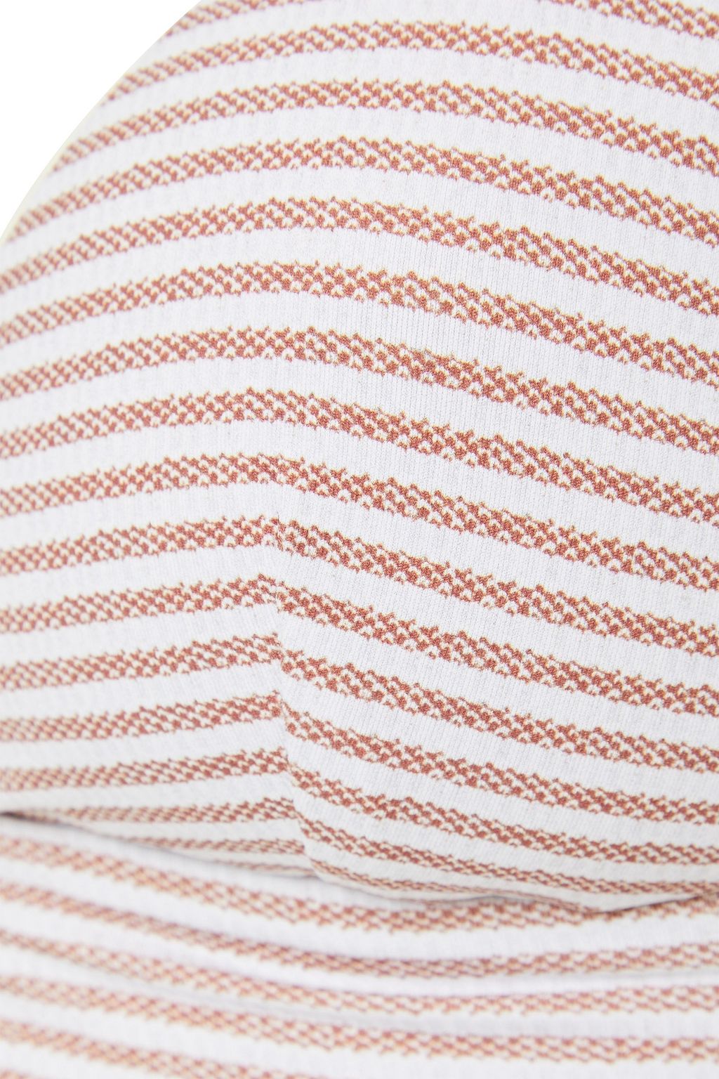 EBERJEY Striped triangled bikini top