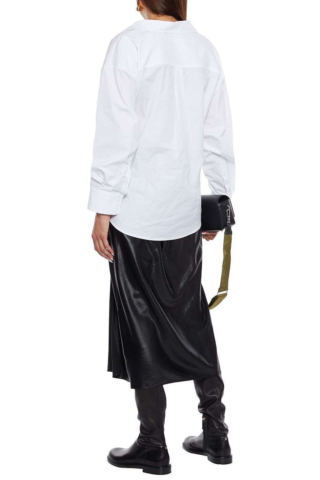 ALEXANDERWANG.T Satin midi skirt
