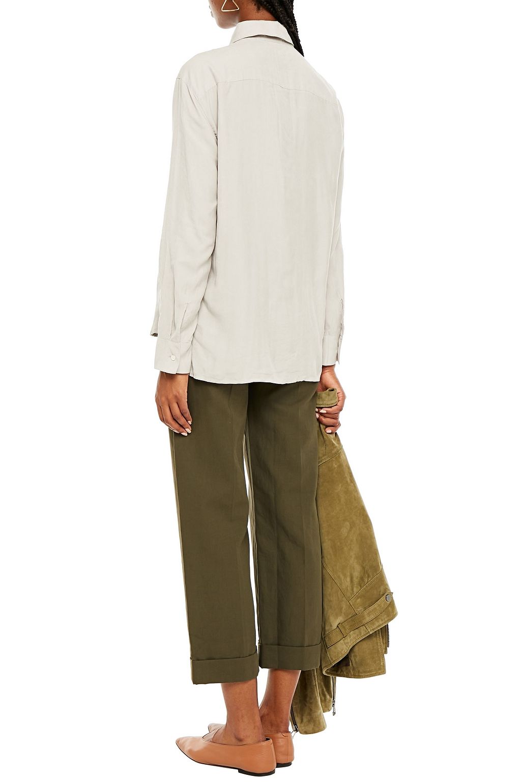 JAMES PERSE Crepe de chine shirt