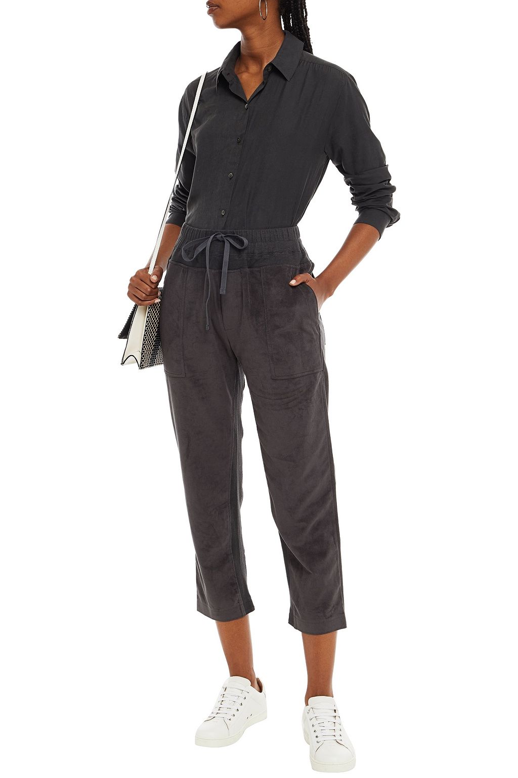 JAMES PERSE Crepe de chine shirt