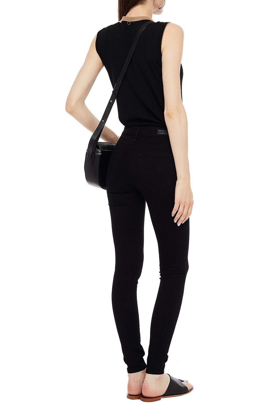 AG JEANS Mid-rise skinny jeans
