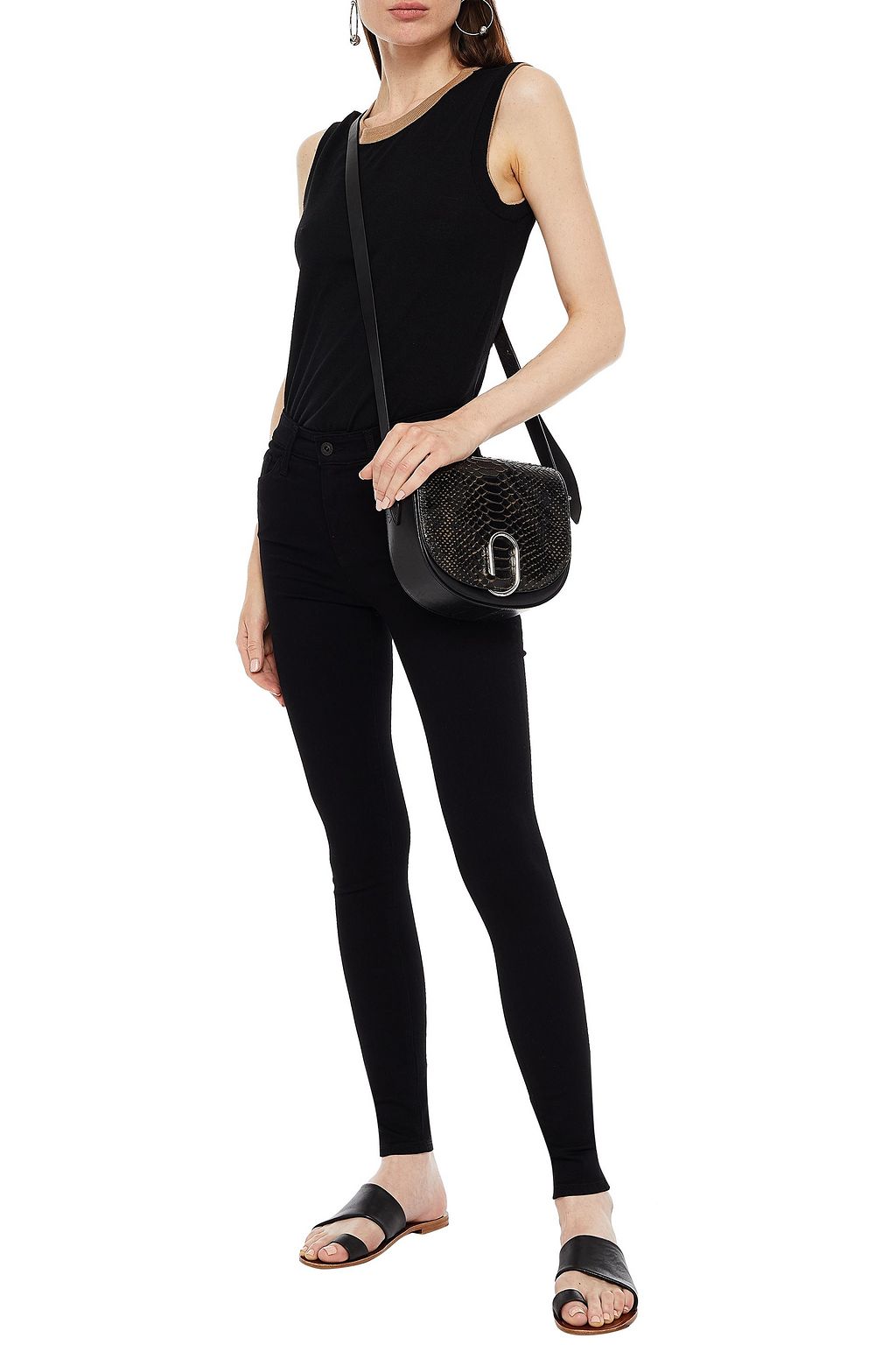 AG JEANS Mid-rise skinny jeans