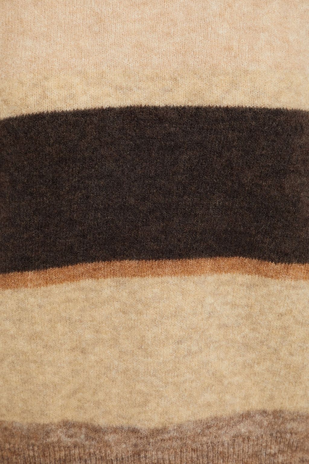 JAMES PERSE Brushed striped knitted sweater