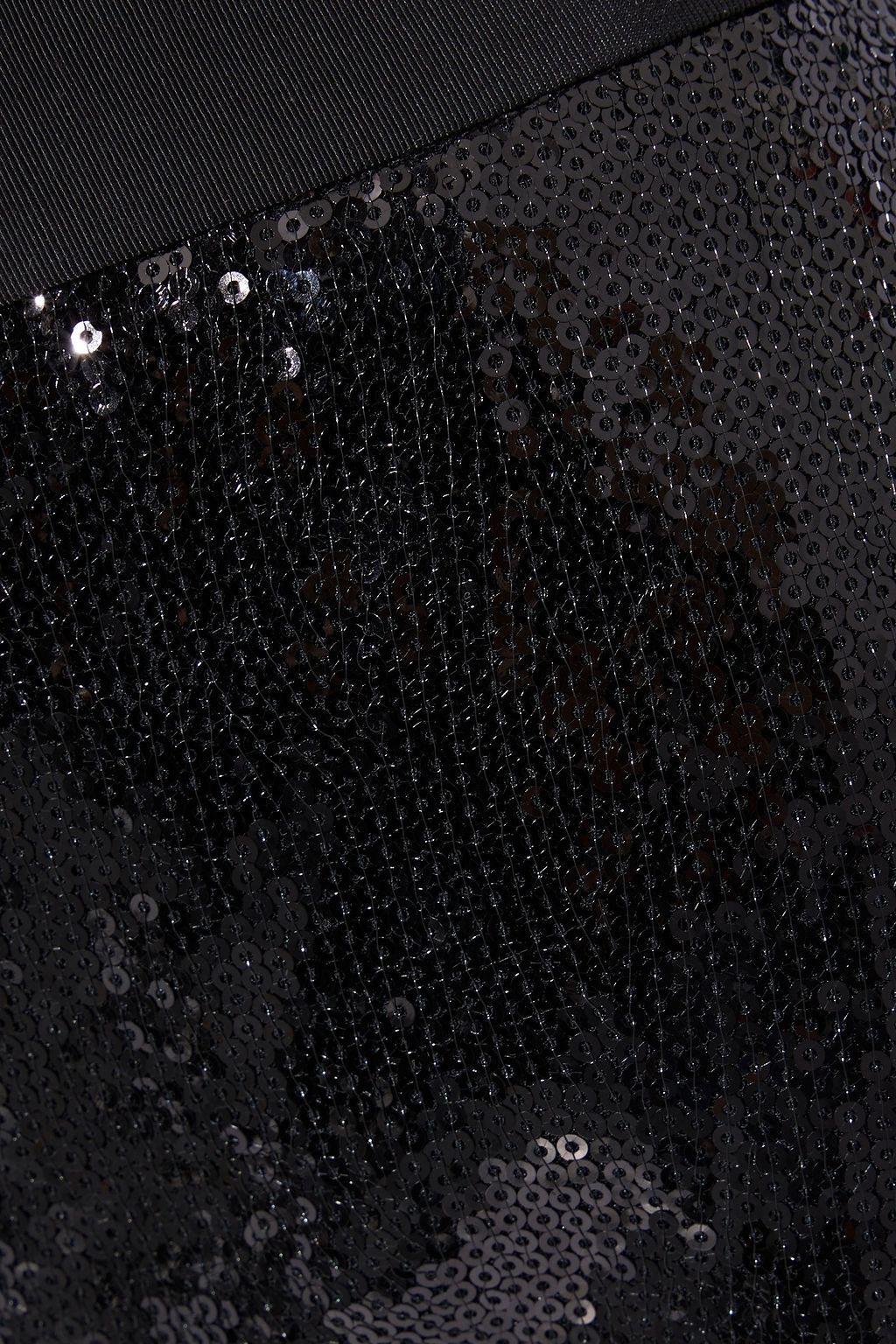 DUNDAS Sequined mesh slim-leg pants