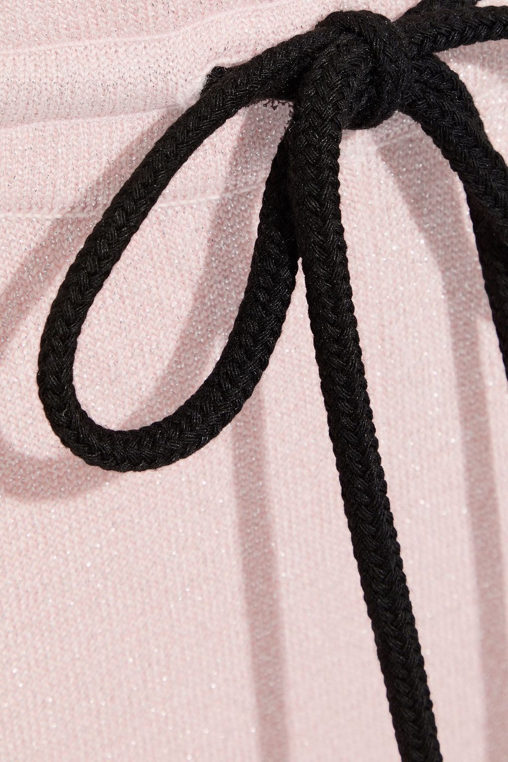 MARKUS LUPFER Metallic cotton-blend track pants