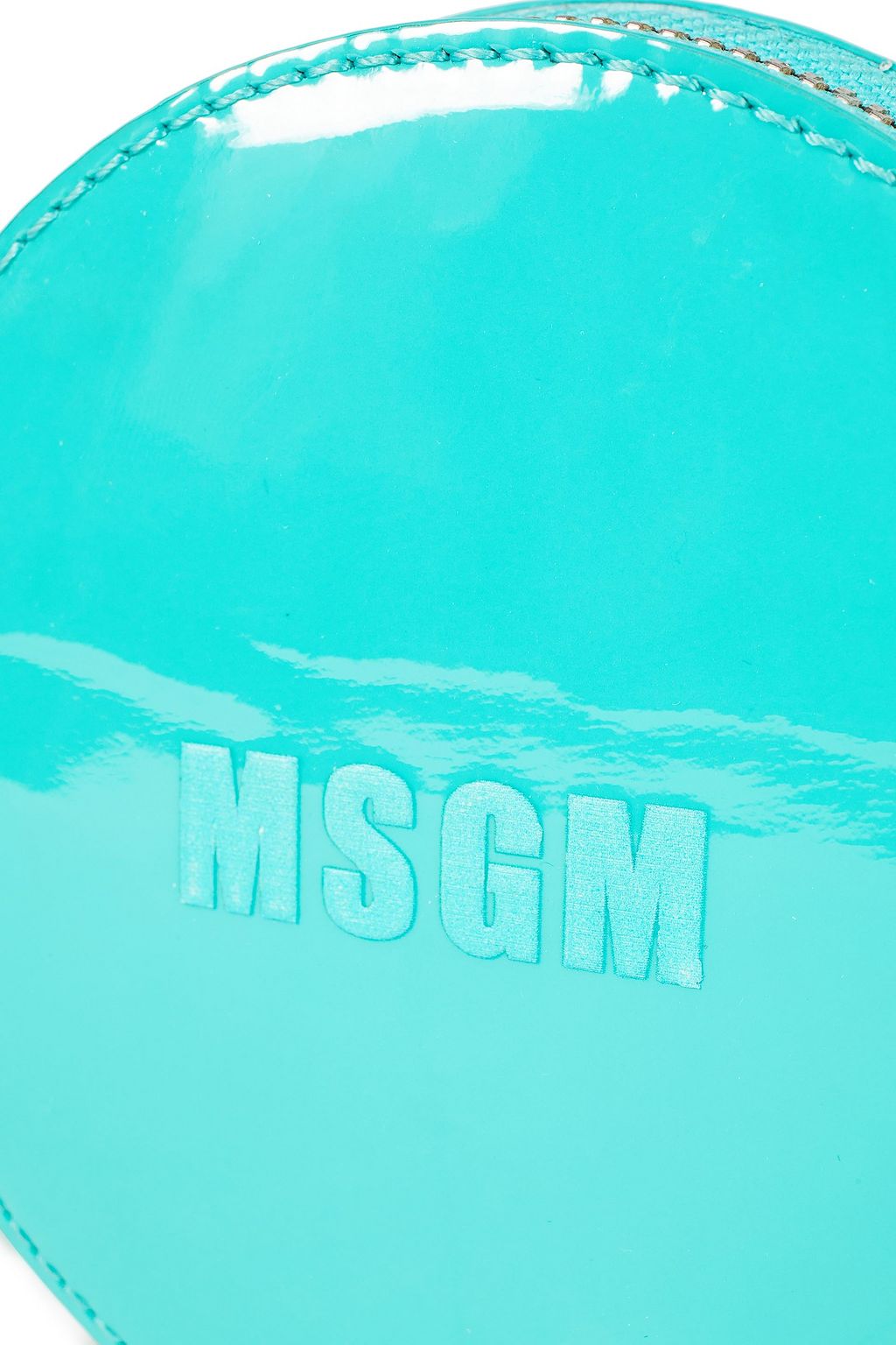 MSGM Patent-leather shoulder bag