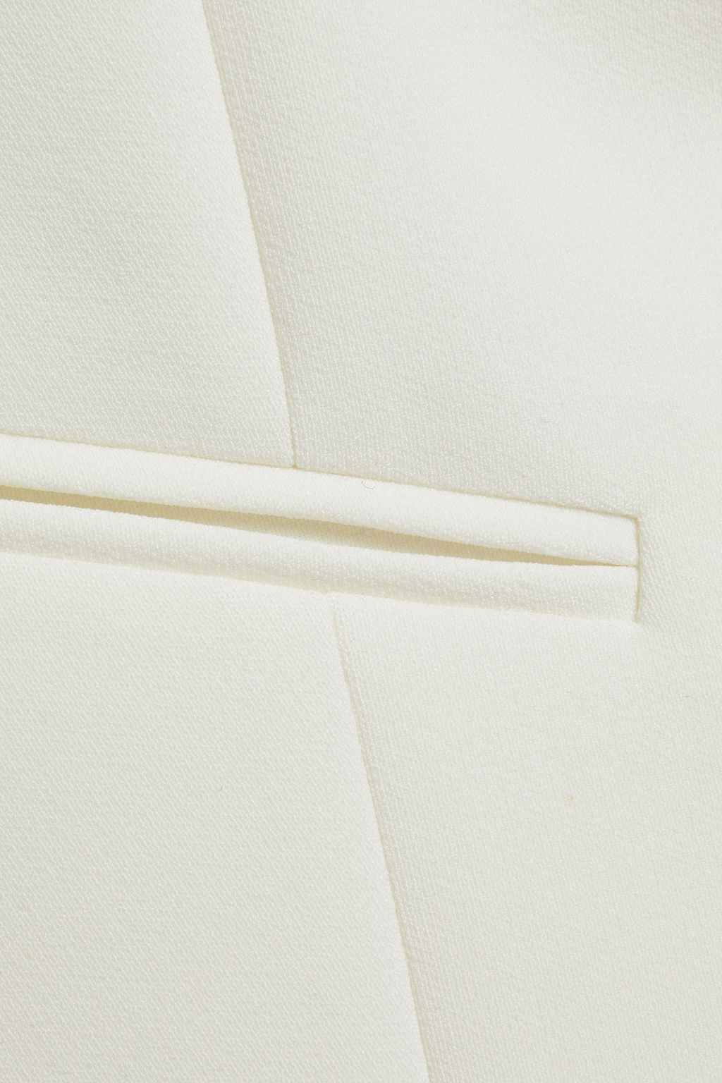 ALEXANDRE VAUTHIER Paneled satin-twill and crepe vest