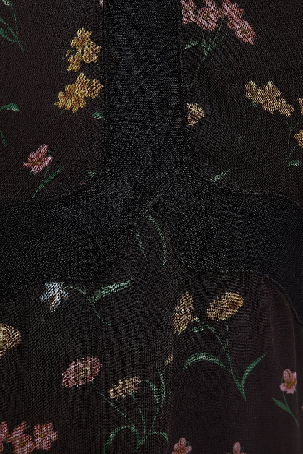 COACH Gathered floral-print cupro midi dress