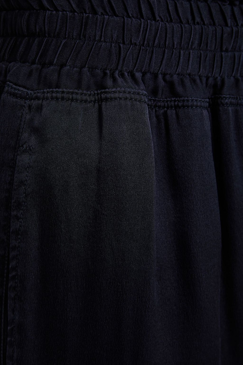 CLU Silk crepe de chine wide-leg pants
