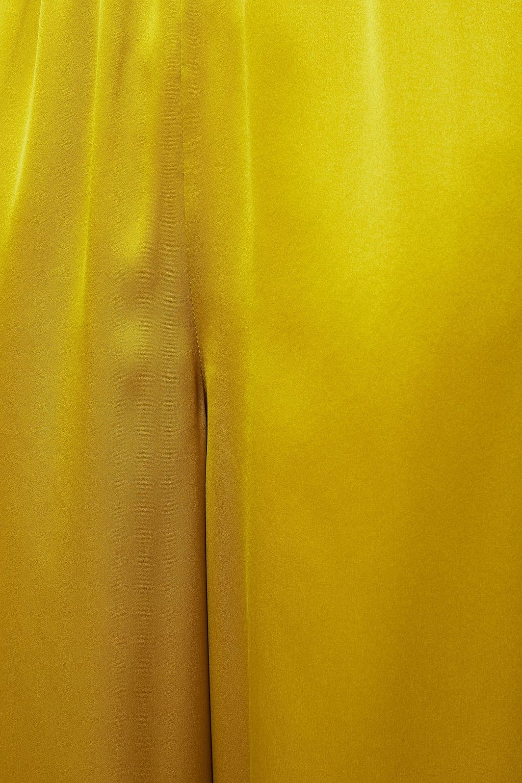 THEORY Gathered washed-silk culottes