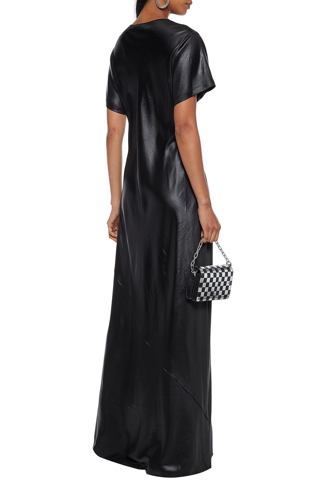 ALEXANDERWANG.T Washed-satin maxi dress