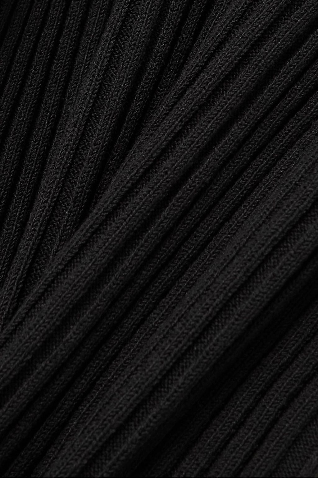 ANDREĀDAMO Cutout ribbed-knit midi dress