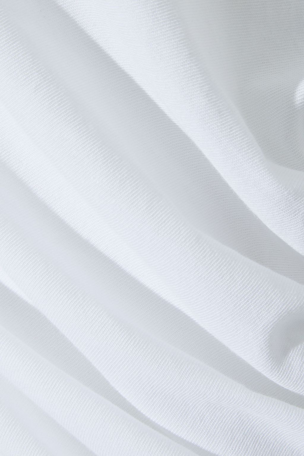 ALEXANDERWANG.T Ruched cotton-jersey top
