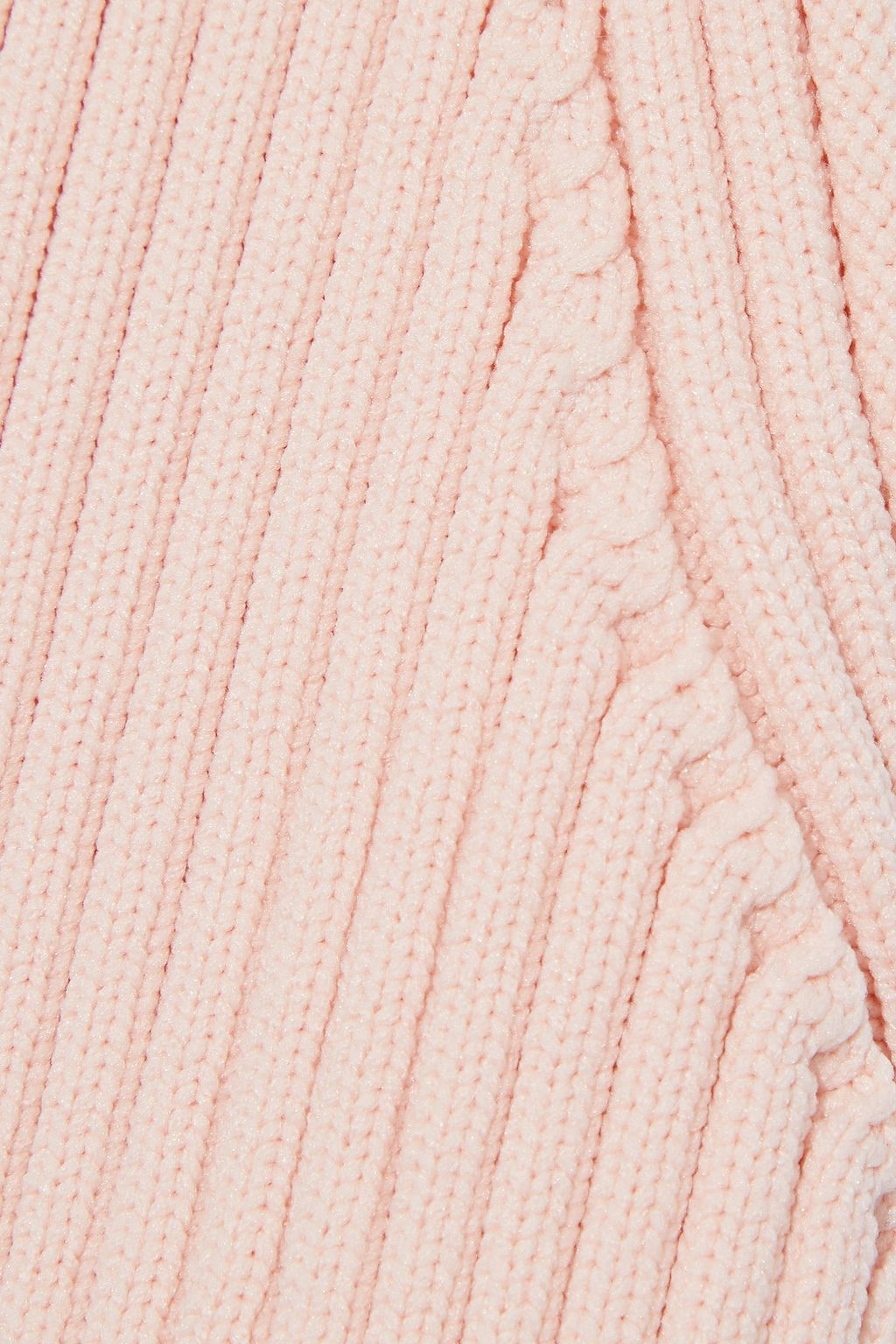 ALEXANDERWANG.T Cutout ribbed-knit mini dress
