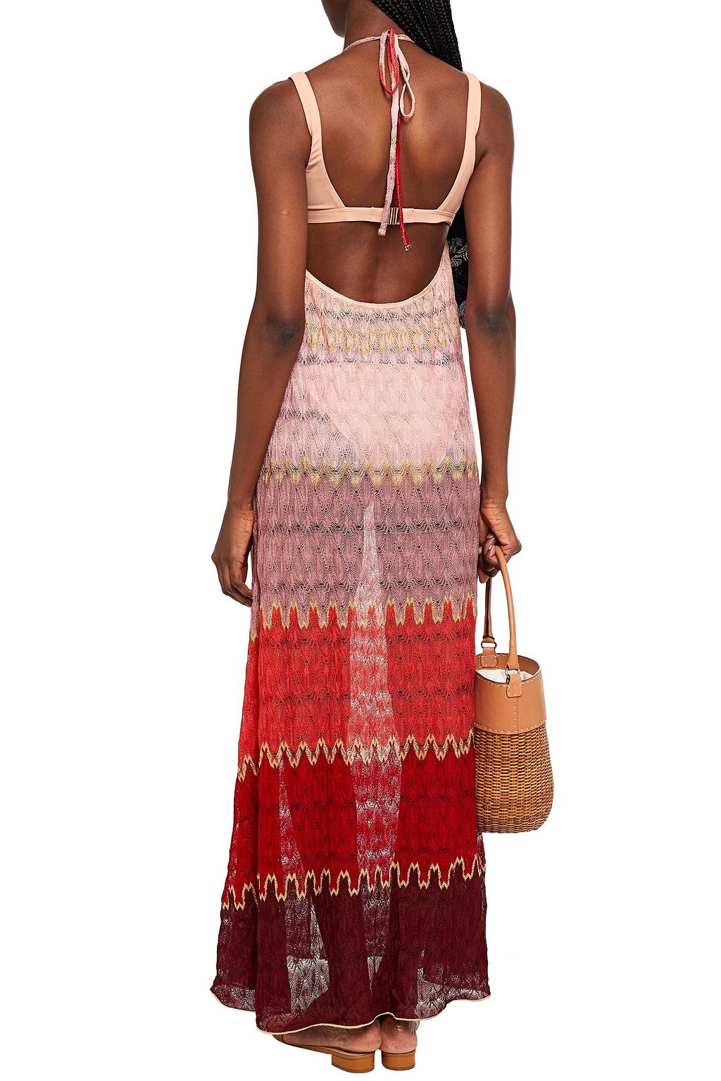 MISSONI MARE Mare crochet-knit halterneck maxi dress