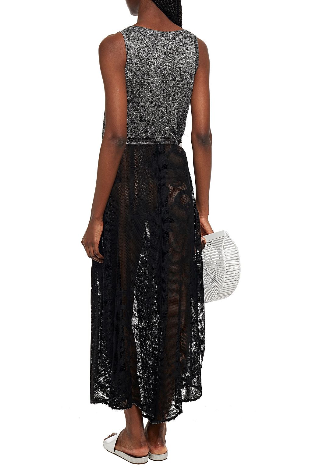 MISSONI MARE Crochet-knit wide-leg pants