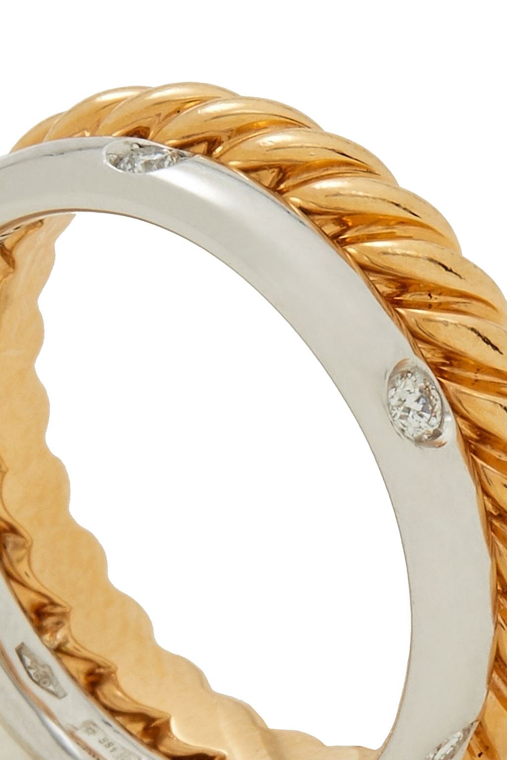 POMELLATO 18-karat gold diamond ring