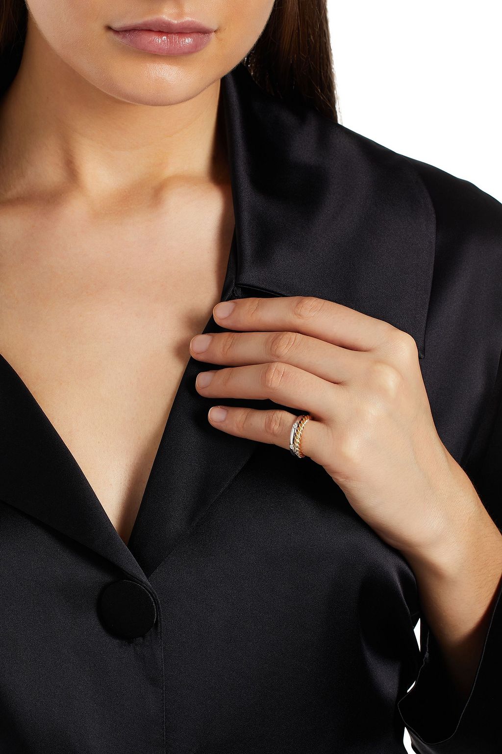 POMELLATO 18-karat gold diamond ring
