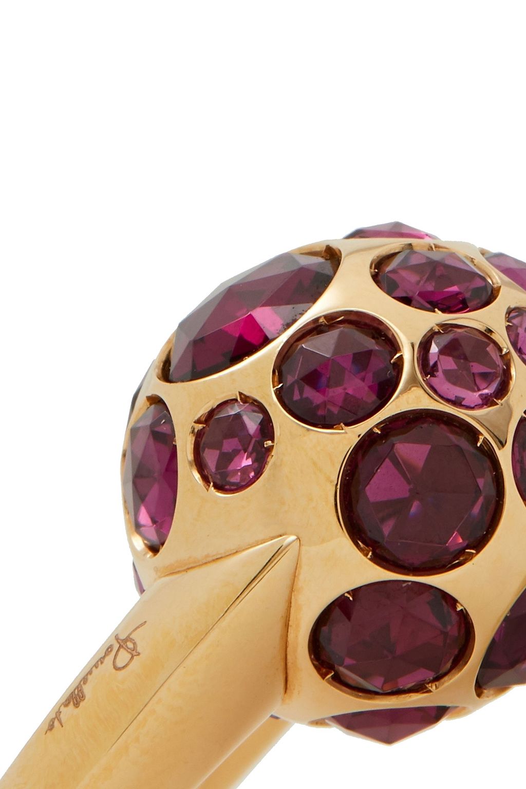 POMELLATO 18-karat gold rhodolite ring