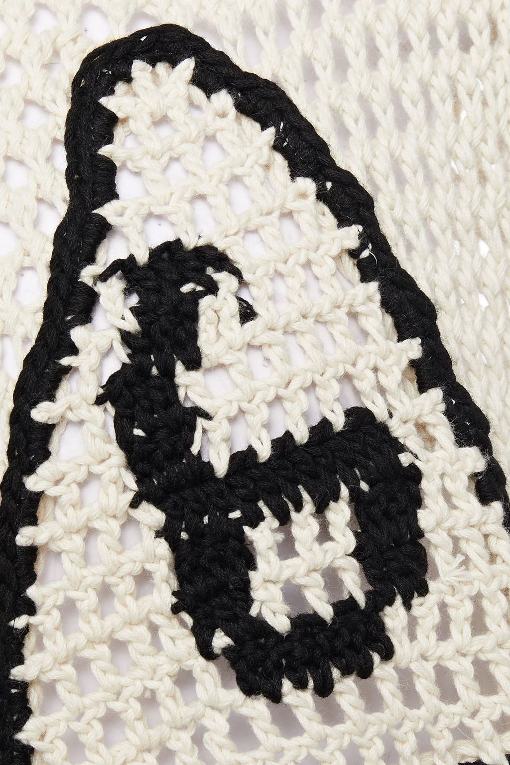MM6 MAISON MARGIELA Crochet-knit cotton midi dress