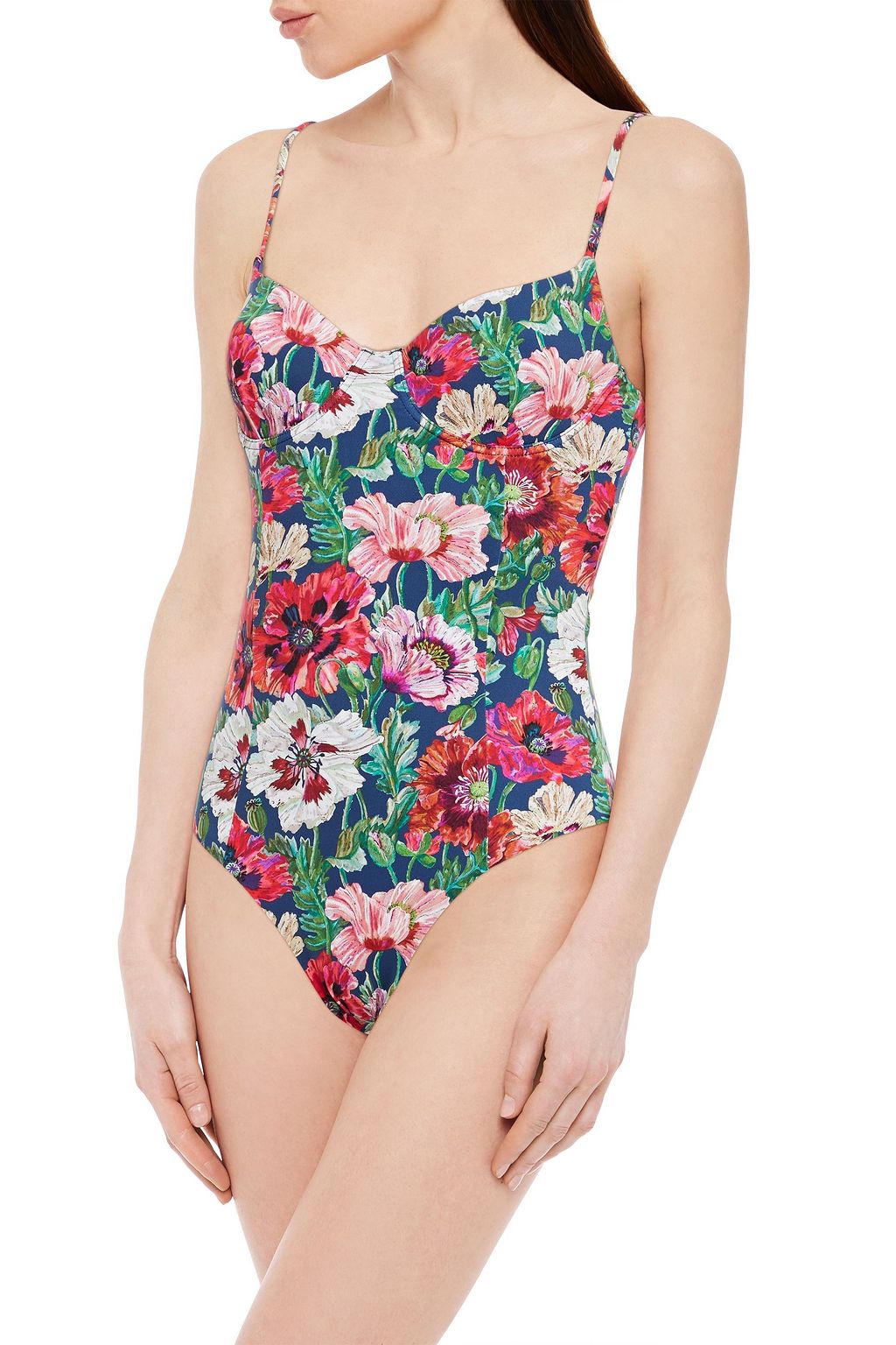 ONIA Chelsea floral-print swimsuit
