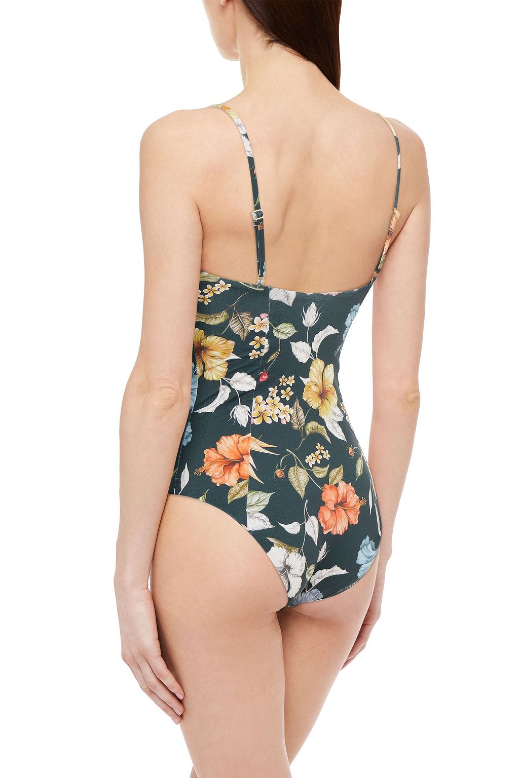 ONIA Chelsea floral-print swimsuit