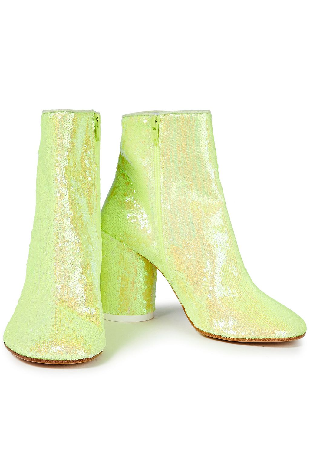 MM6 MAISON MARGIELA Sequined mesh ankle boots