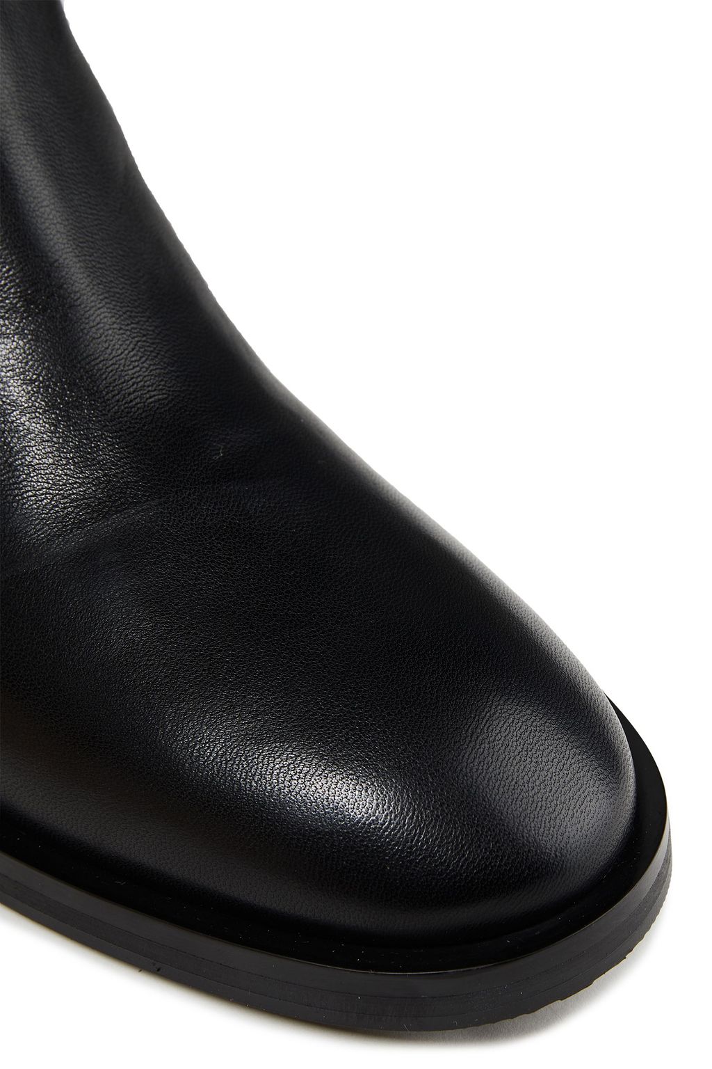 STUART WEITZMAN Keelan kniehohe Stiefel aus Leder mit Neopren-Einsätzen