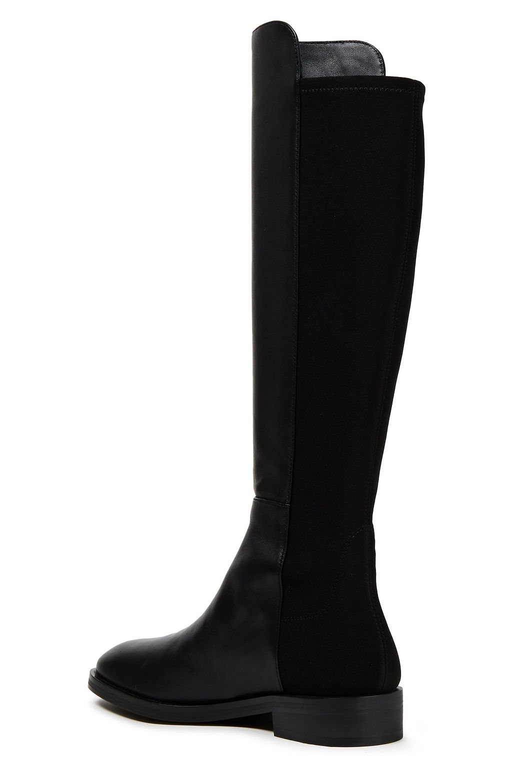 STUART WEITZMAN Keelan kniehohe Stiefel aus Leder mit Neopren-Einsätzen