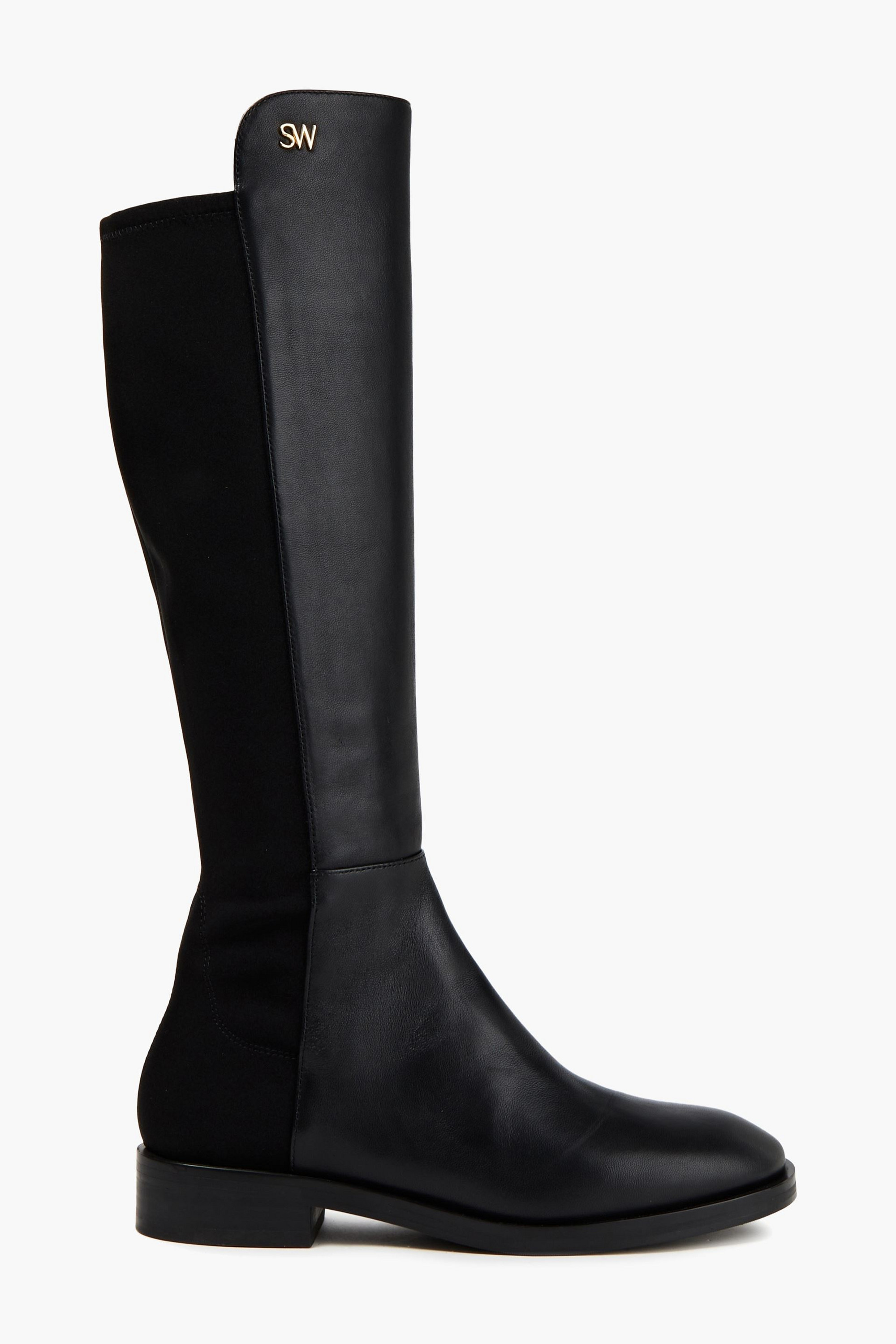 靴 STUART WEITZMAN Keelan City 23 STUART WEITZMAN Keelan microstretch and leather over-the-knee