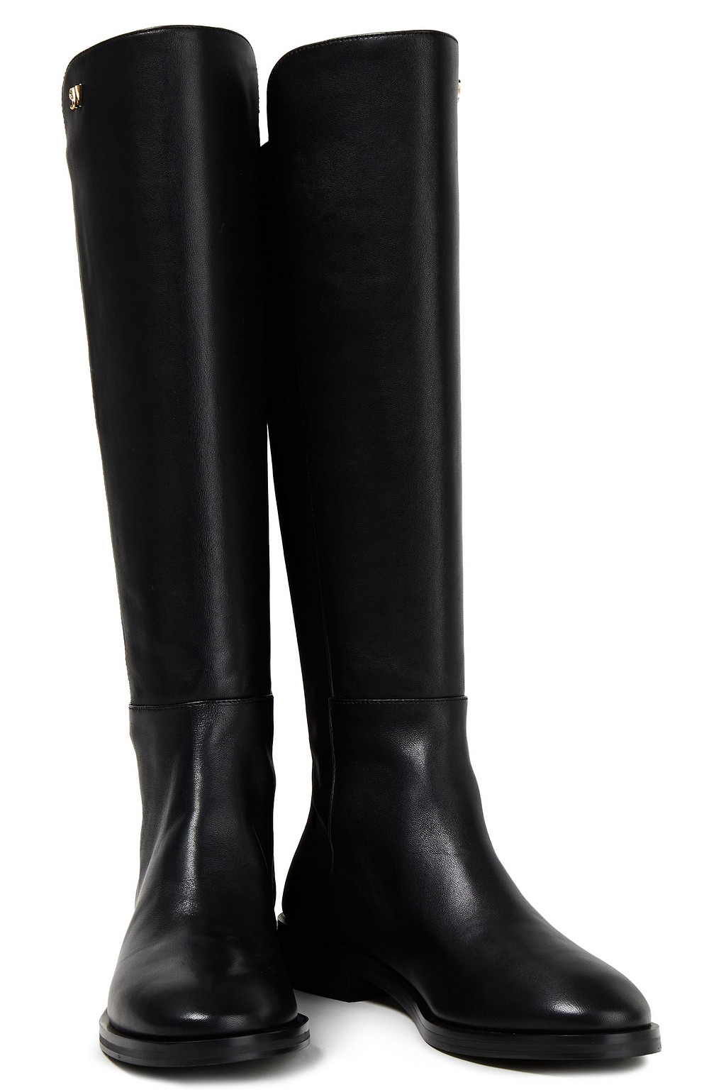 STUART WEITZMAN Keelan leather and neoprene knee boots
