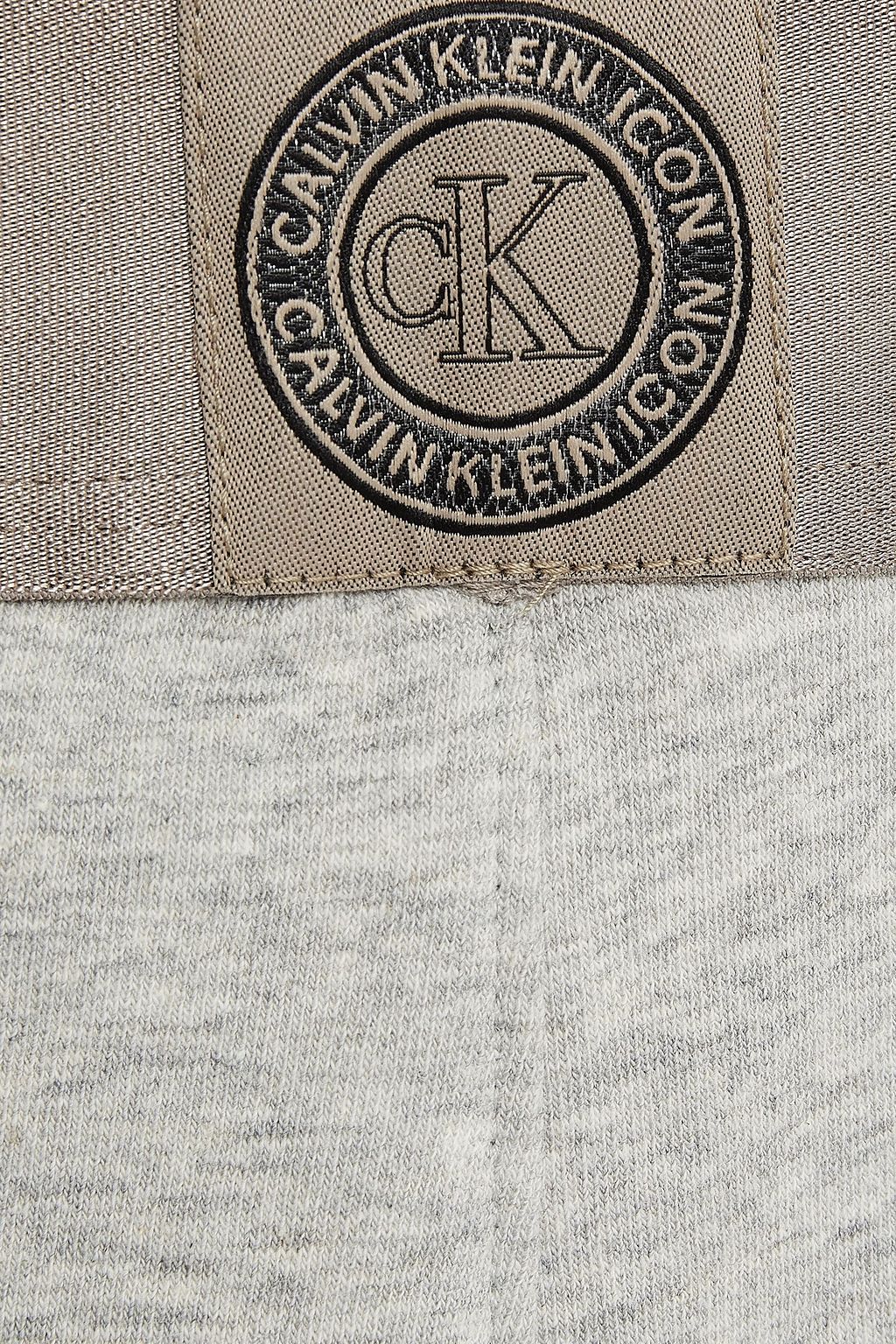 CALVIN KLEIN French cotton-blend terry