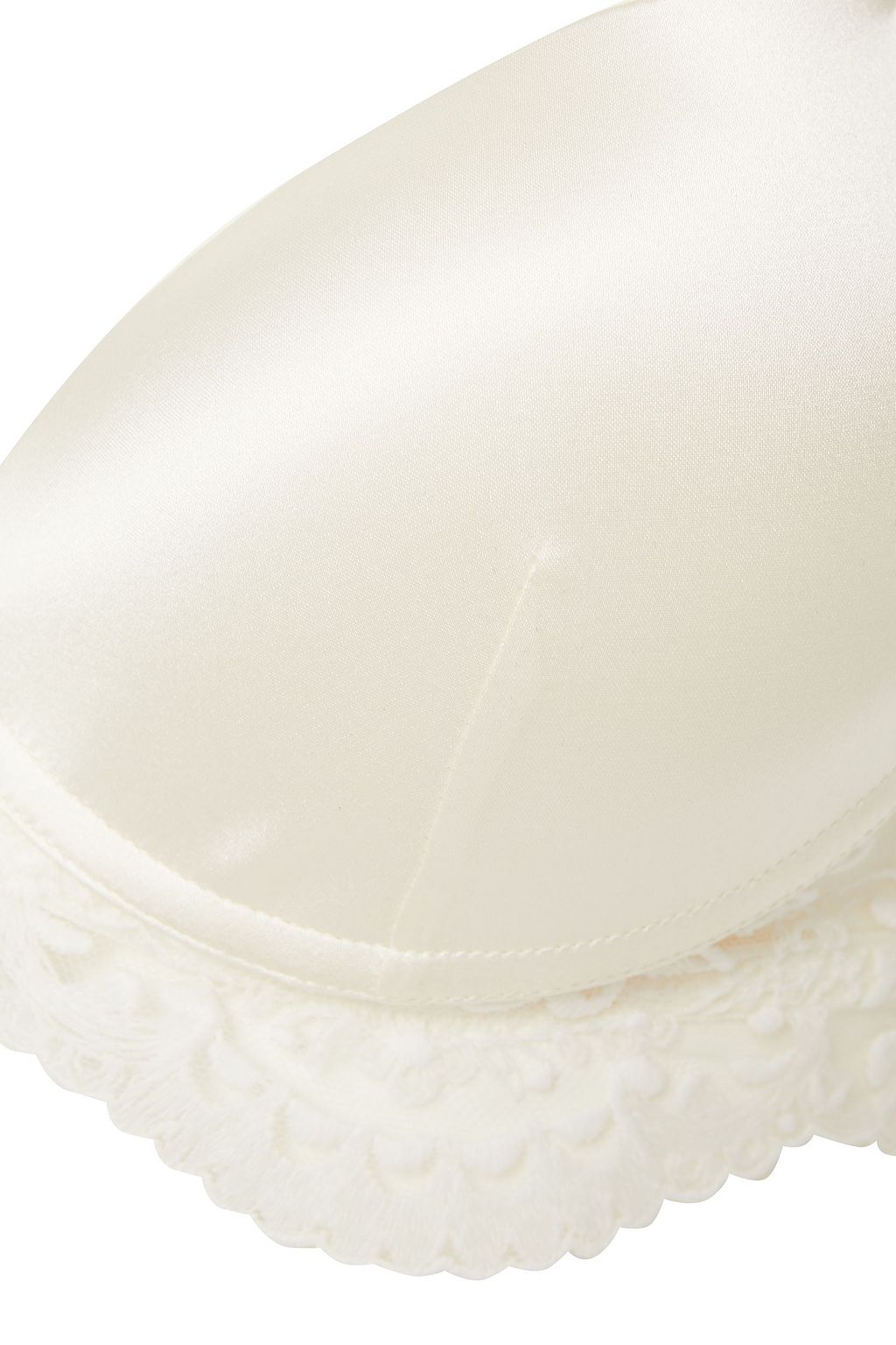 I.D. SARRIERI Silk-blend lace and satin push-up bra