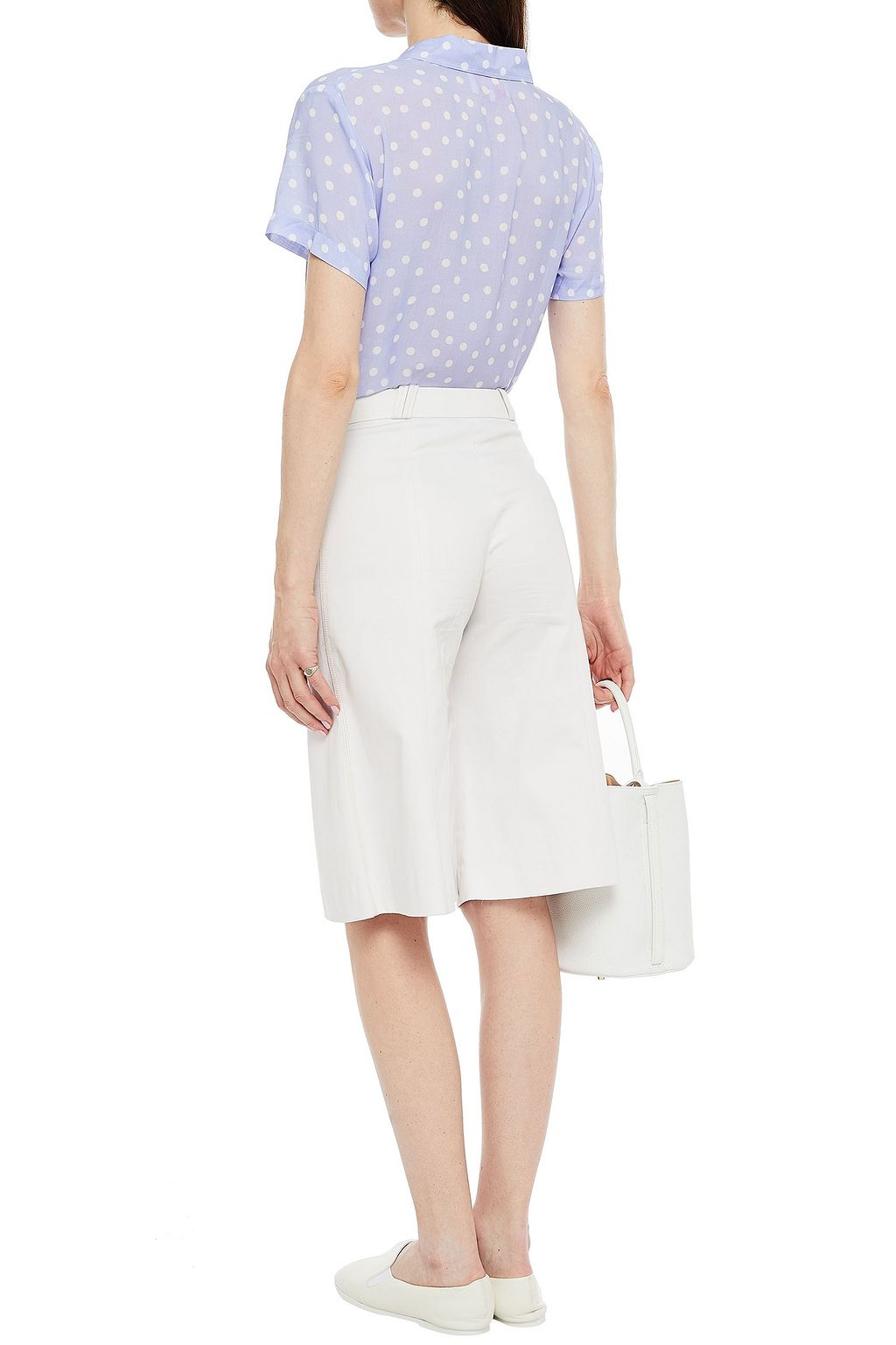 SOLID & STRIPED Polka-dot woven shirt