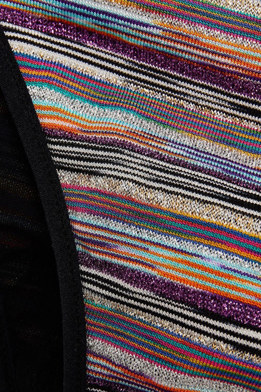 MISSONI MARE Mare metallic crochet-knit triangle bikini