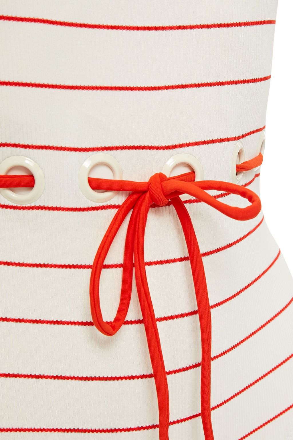 SOLID & STRIPED The Anne-Marie striped ribbed swimsuit