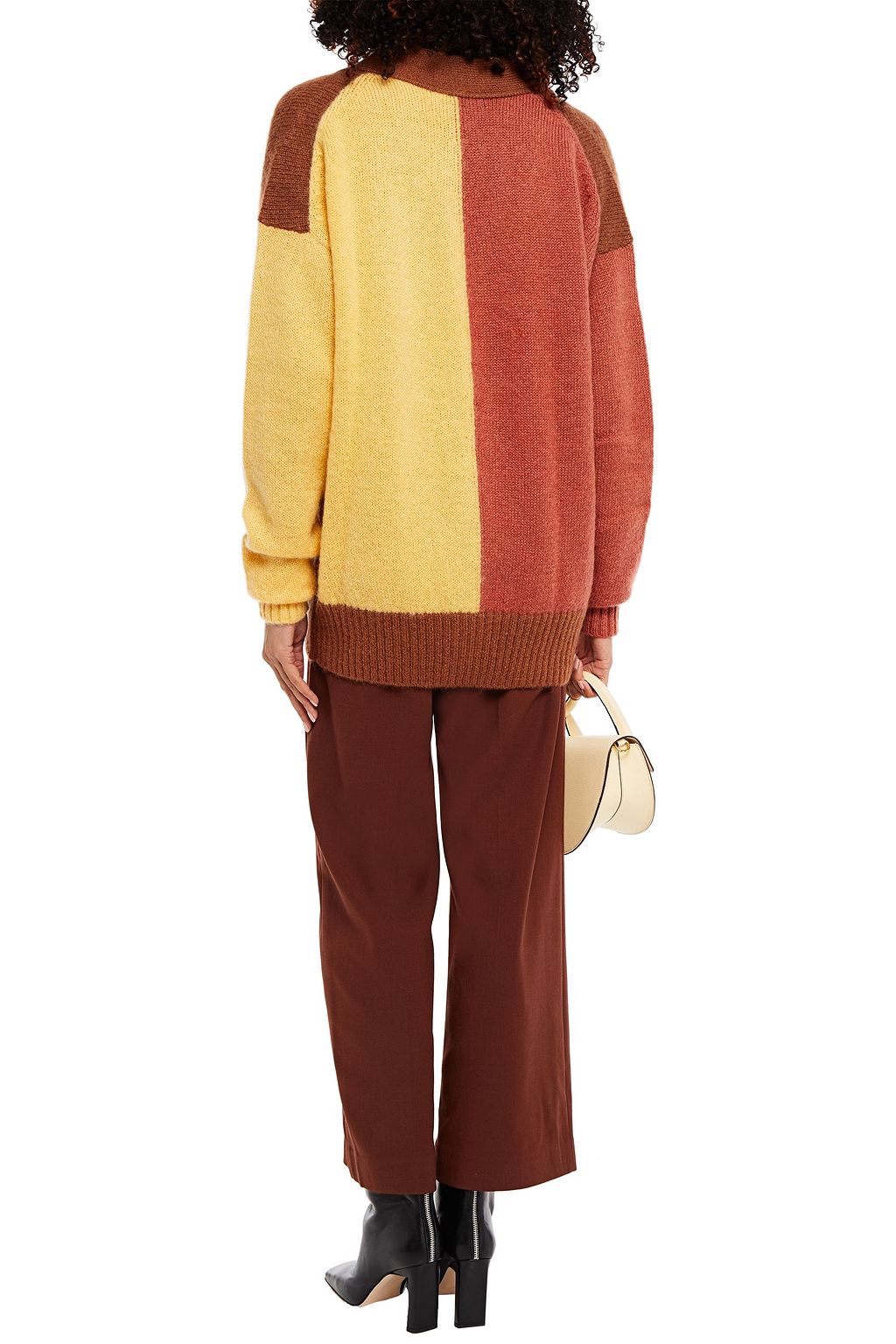 REJINA PYO Elliot cropped wool-blend twill wide-leg pants