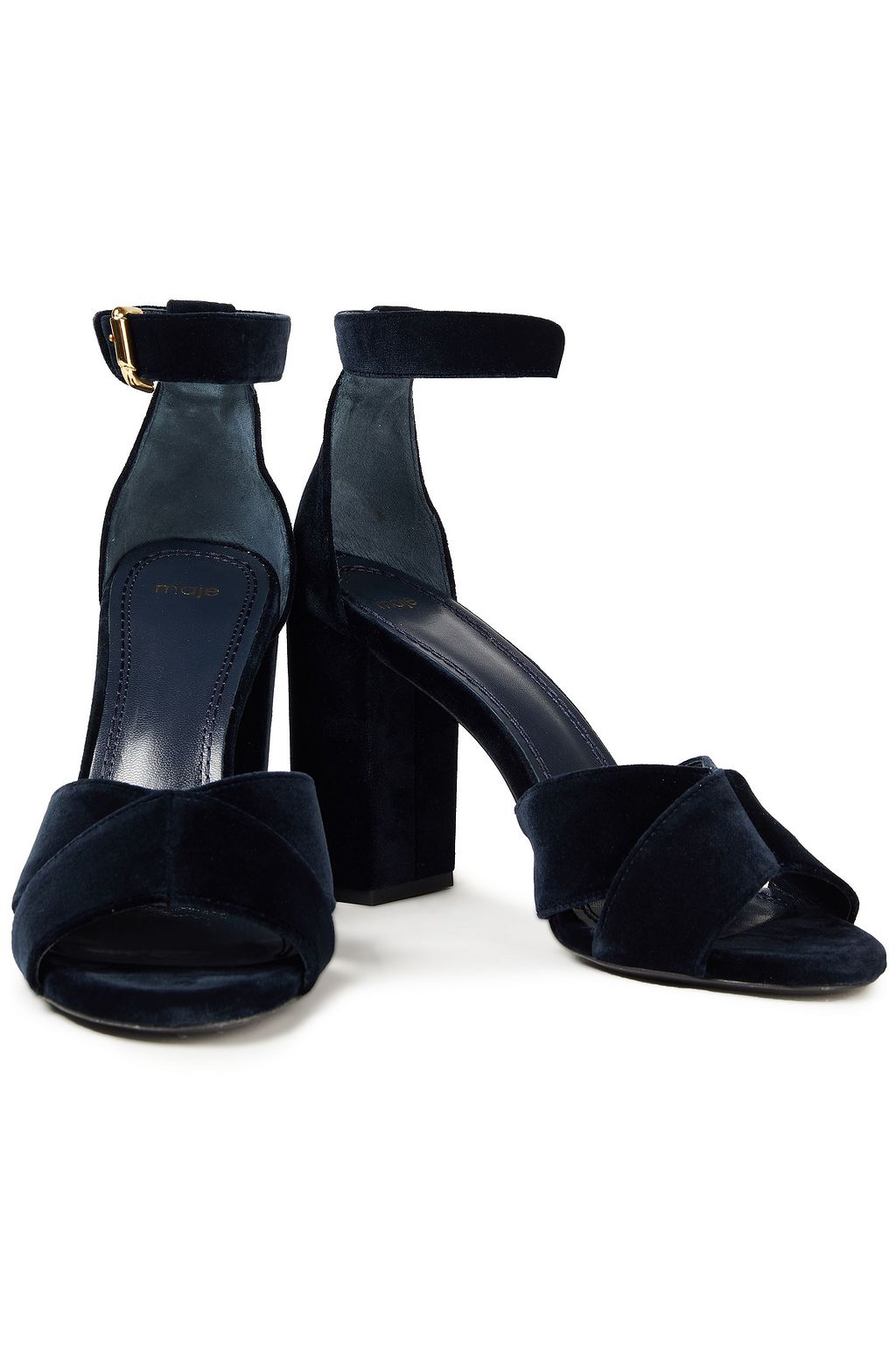 MAJE Velvet sandals