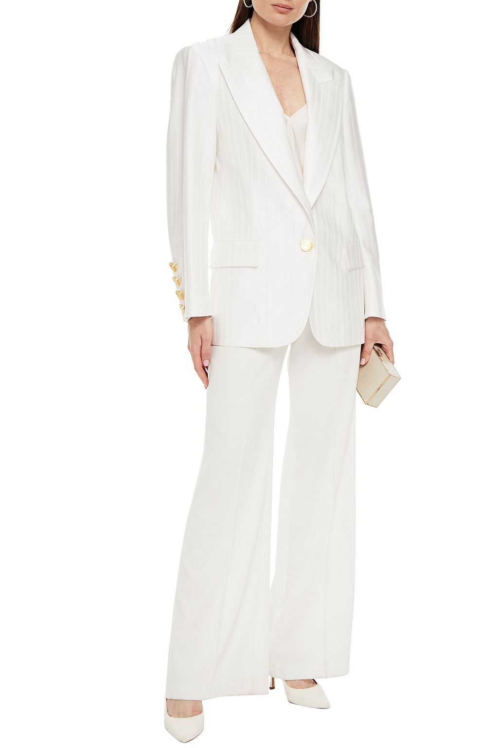 ALEXANDRE VAUTHIER Satin-jacquard blazer