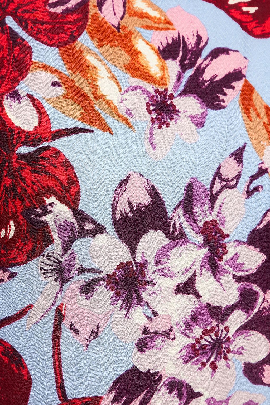 HOFMANN COPENHAGEN Diane gathered floral-print jacquard dress
